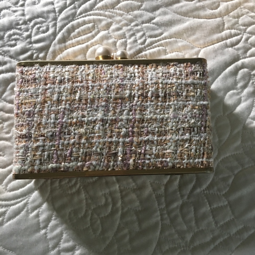 Pearly Boucle Minaudiere Bag